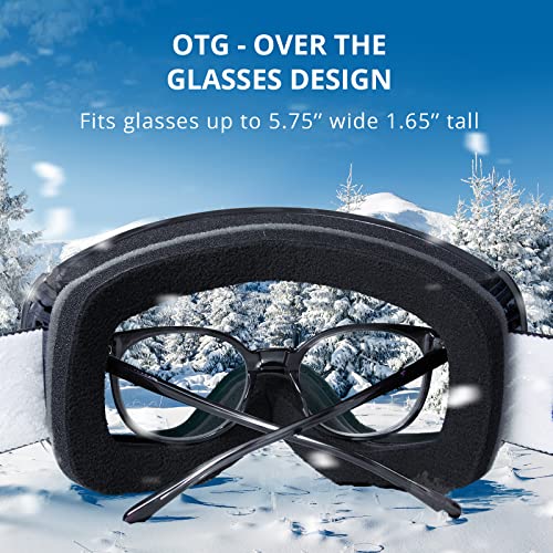 AKASO Mag-Pro Ski Goggles - UV Protection