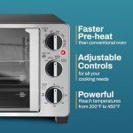 Elite Double French Door Toaster Oven, 1500W