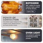 Elite Gourmet 45L Convection Toaster Oven with French Doors