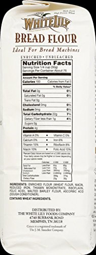 White Lily Unbleached Bread Flour, 5 Pound