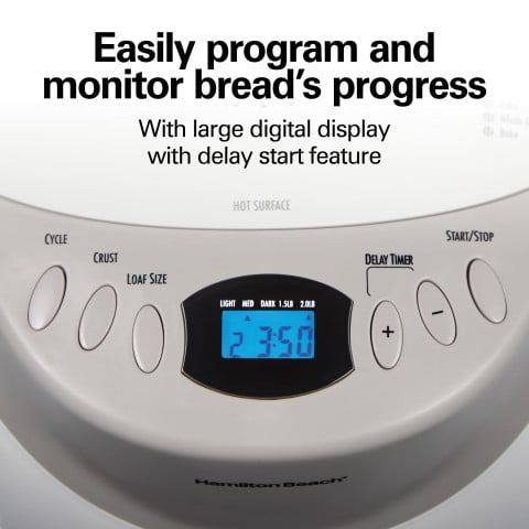 Hamilton Beach Breadmaker with Gluten Free Setting