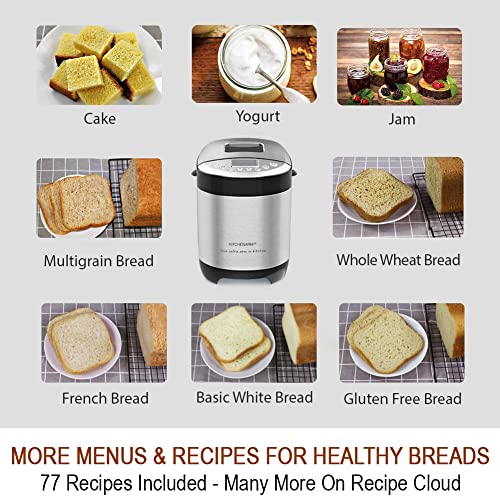 KitchenArm 29-in-1 Smart Bread Maker - Gluten-Free Settings