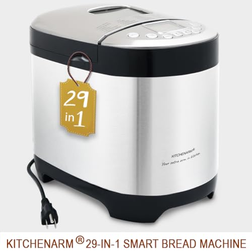 KitchenArm 29-in-1 Smart Bread Maker - Gluten-Free Settings