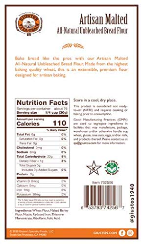 Giusto's Artisan Malted Bread Flour (5lb)