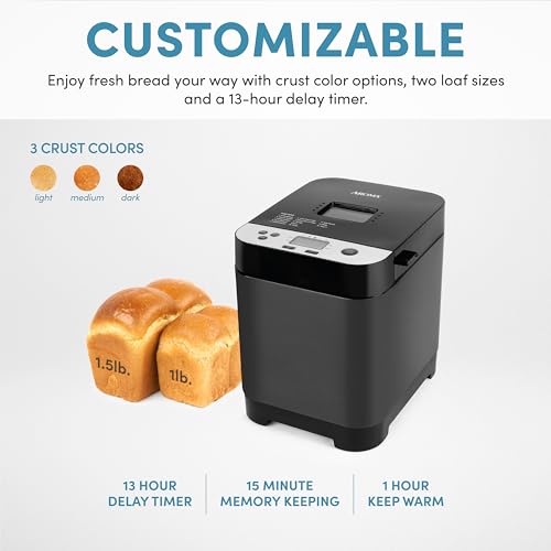 AROMA® 1.5lbs. Digital Bread Maker with Crust Customization
