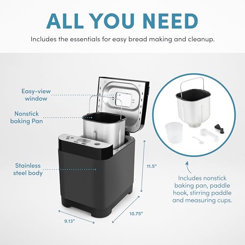 AROMA® 1.5lbs. Digital Bread Maker with Crust Customization