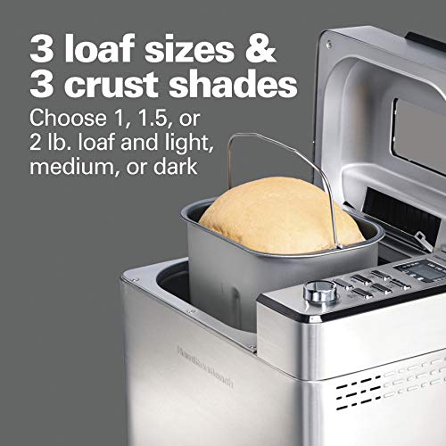Hamilton Beach Bread Maker with Auto Dispenser, 14 Settings