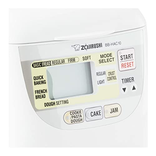 Zojirushi BB-HAC10 Mini Breadmaker - 1lb-Loaf Programmed