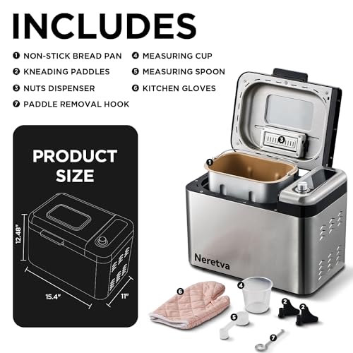 Cordoba 15-in-1 Bread Maker with Dual Paddles