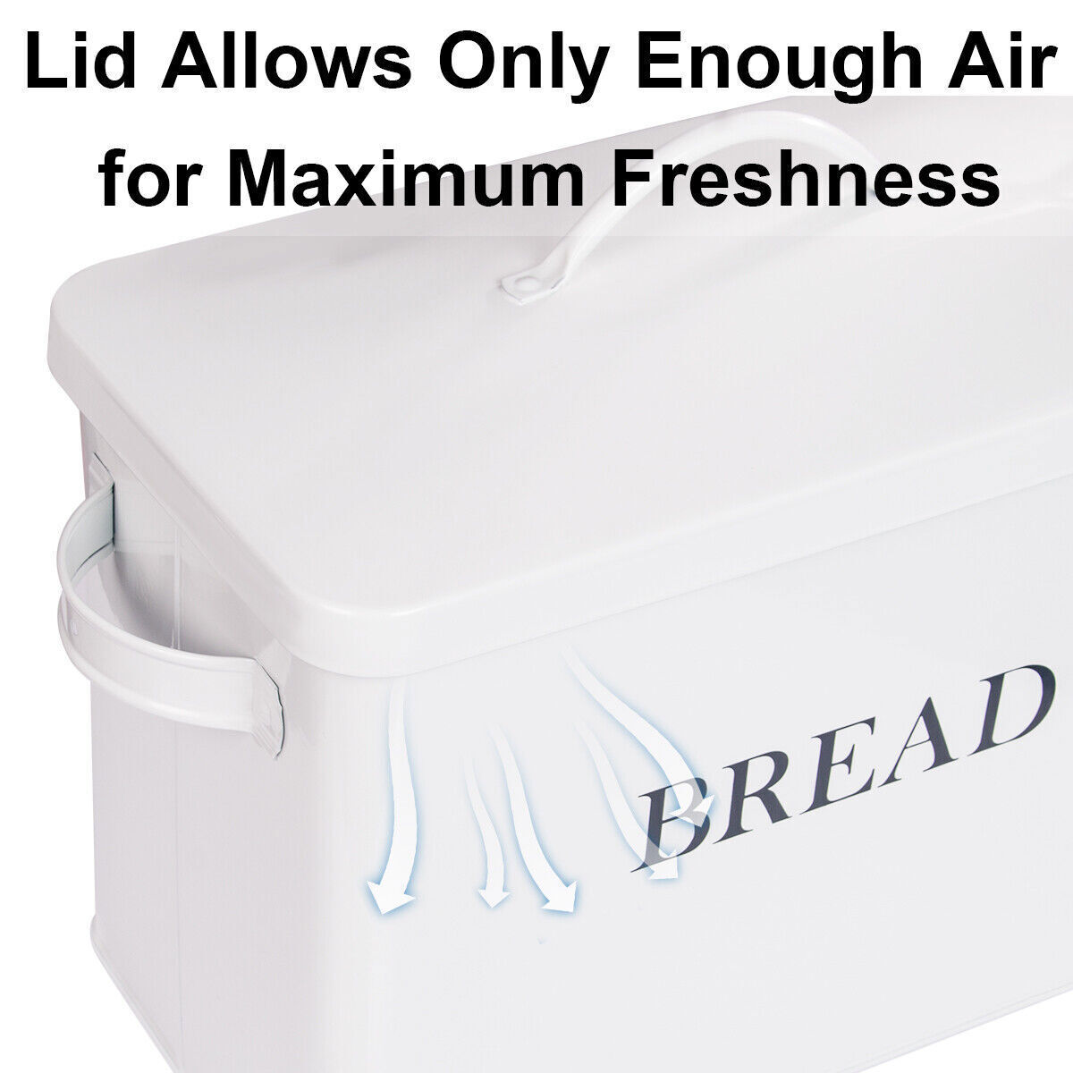 Stainless Steel Kitchen Bread Box Large Container