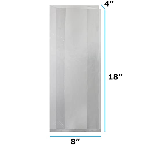 Clear Bread Bags with 100 Cable Ties