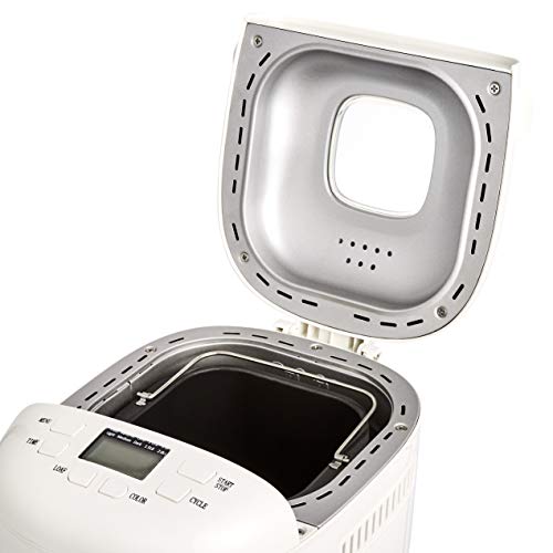Amazon Basics Bread Maker, Non-Stick, 0.9 kg, White