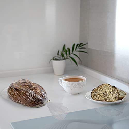 Clear Bread Bags with 100 Cable Ties