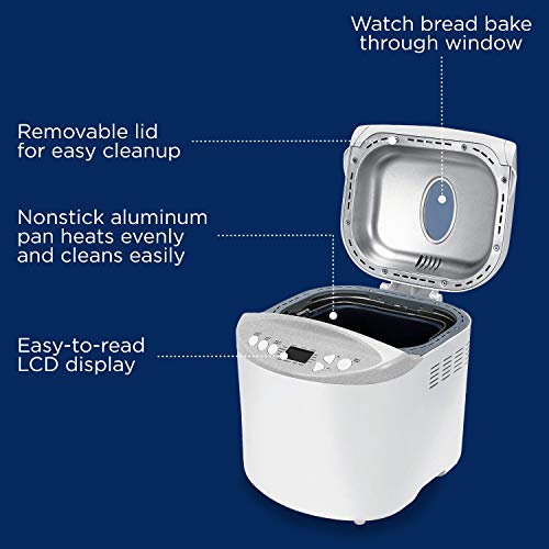 Oster Expressbake Gluten-Free Bread Maker, 2-Pound, White