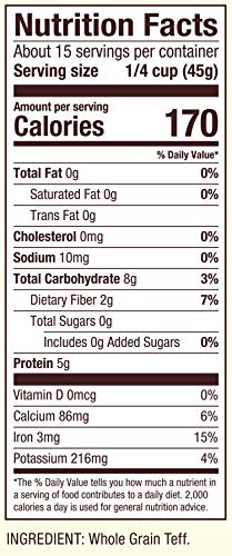 Bob's Red Mill Whole Grain Teff Flour, 24 Oz