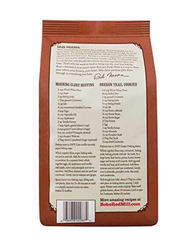 Bob's Red Mill Organic Whole Wheat Flour, 5 lb