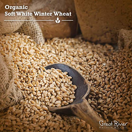 Organic Soft White Winter Wheat, Whole Grain, 25 lbs
