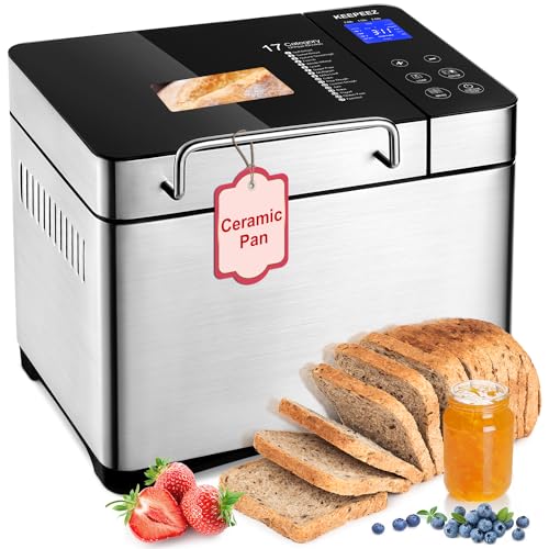 Premium Stainless Steel Bread Maker, 17-in-1, Gluten Free