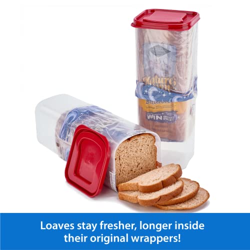 Buddeez Bread Buddy Box: Red Lid, Pack of 1