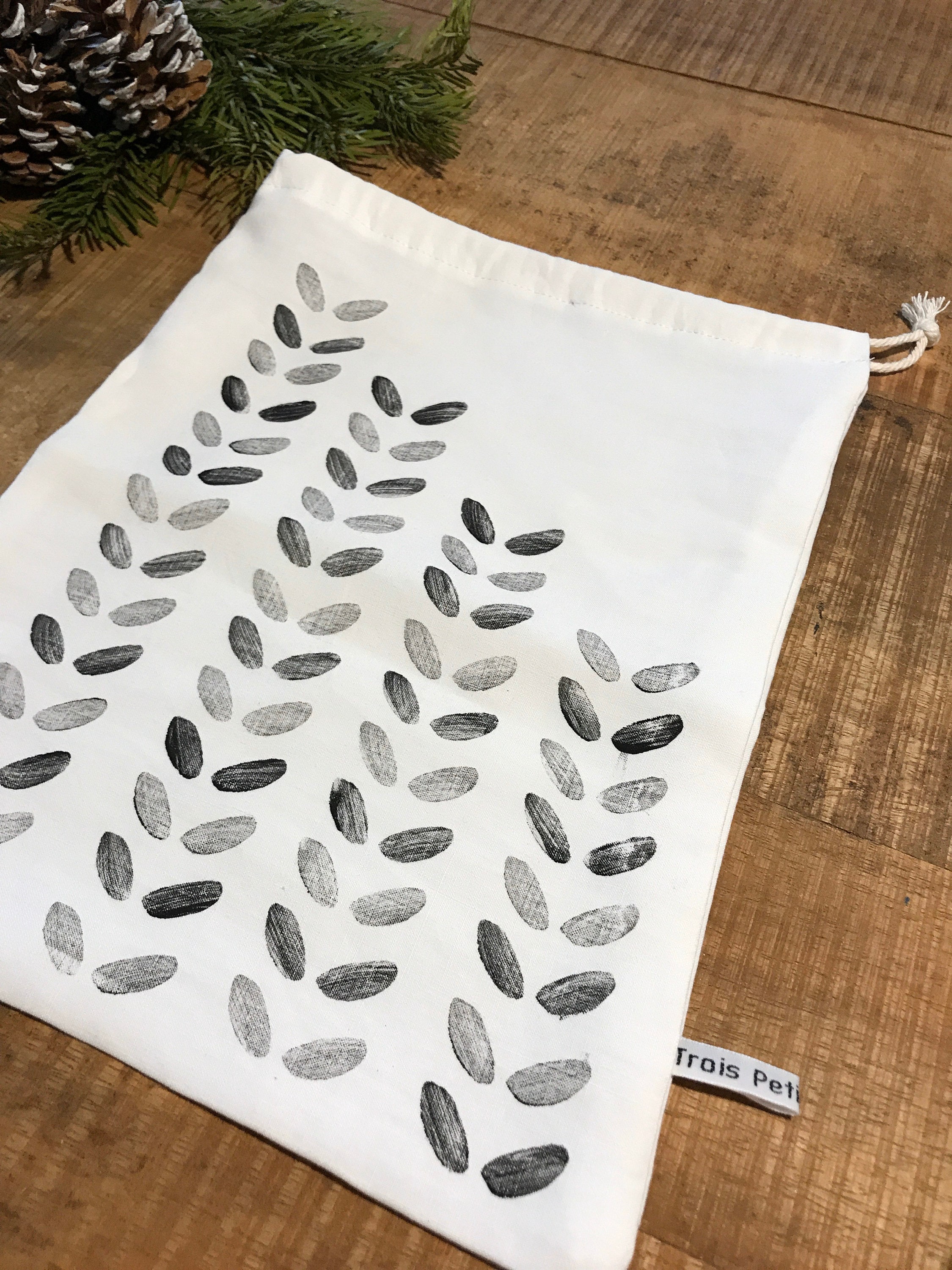 Linen bread bag