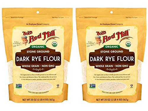 Organic Dark Rye Flour Twin Pack 40oz Bags