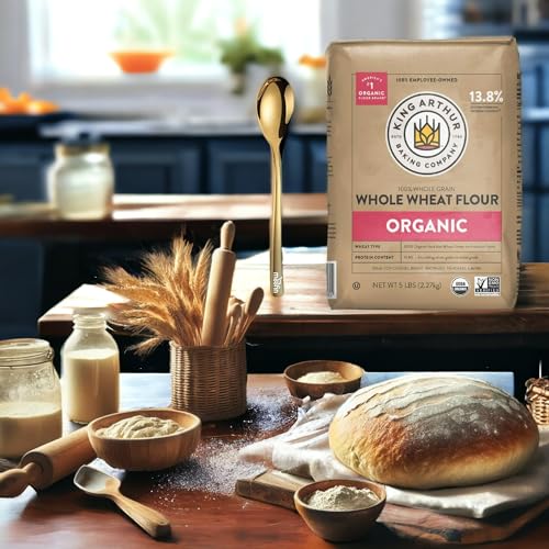 Organic Whole Wheat Flour - King Arthur 5lbs-Pack of 2