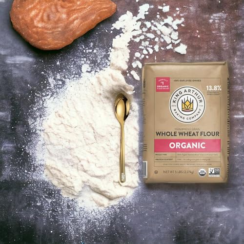 Organic Whole Wheat Flour - King Arthur 5lbs-Pack of 2