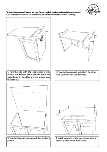 Rustic Bamboo Bread Box with Adjustable Shelf and Accessories