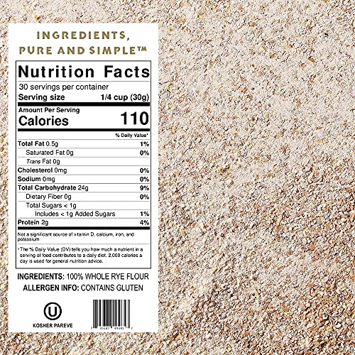 100% All-Natural Rye Flour | Pre-sifted Bread Mix