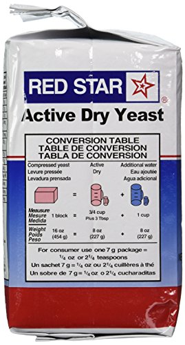 2lb Red Star Active Dry Yeast Pouch