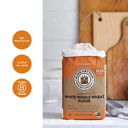 King Arthur White Whole Wheat Flour, 100% Whole Grain