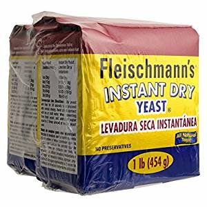 Fleischmann's Instant Dry Yeast, 2 packs - 1 lb