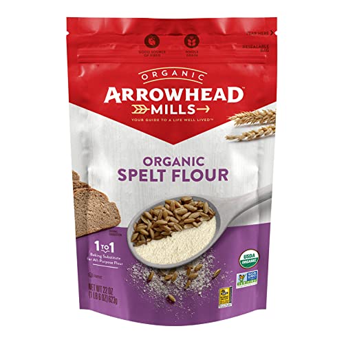 Organic Spelt Flour, 22 oz by Arrowhead Mills