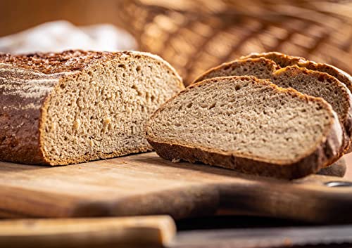 Organic Whole Wheat Bread Flour, 1lb - Non-GMO, Vegan