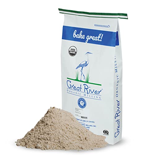 Organic Dark Rye Flour, Stone Ground, 25 lbs