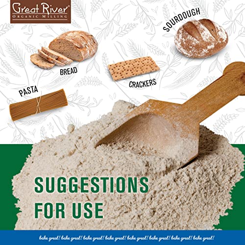 Organic Dark Rye Flour, Stone Ground, 25 lbs
