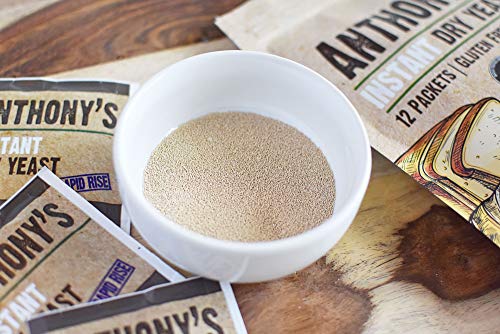 Anthony's Yeast Packets, 42 Individual Packets, Gluten Free