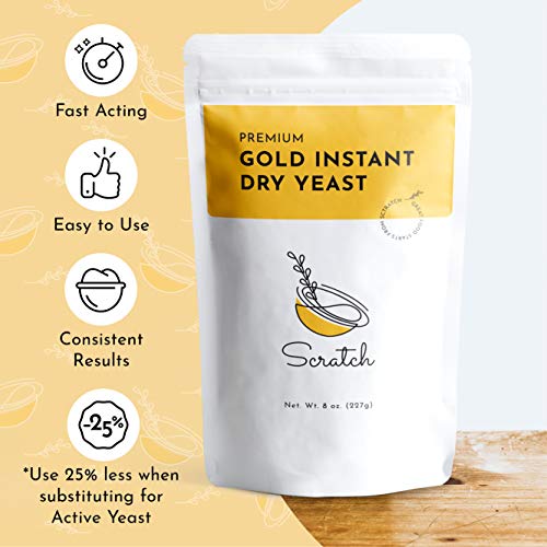 Gold Instant Yeast for Quick Rise Bread Making
