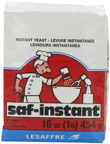 4 Pack of Saf Instant Yeast, 1 Pound