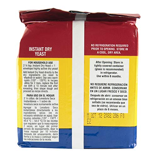 Fleischmann's Instant Yeast - 2 pack of 16 oz. bags