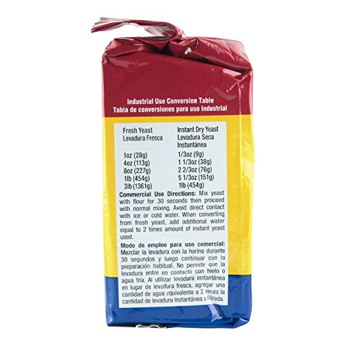 Fleischmann's Instant Yeast - 2 pack of 16 oz. bags