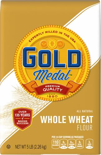 Gold Medal All Natural Whole Wheat Flour, 5 lb