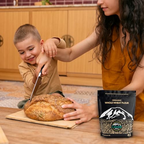 Organic Whole Wheat Flour - High Protein for Baking