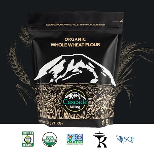 Organic Whole Wheat Flour for Baking Bread and More