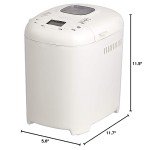 Amazon Basics Bread Maker, Non-Stick, 0.9 kg, White
