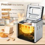 EUHOMY 2LB Bread Maker with 13 Programs