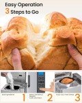 KOVIET 25-in-1 Stainless Steel Bread Maker Machine