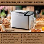Briskind 2lb Bread Maker with Nonstick Pan