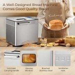EUHOMY 2LB Bread Maker with 13 Programs