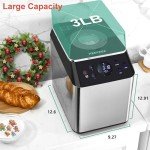 20-in-1 Ultra Quiet 3LB Bread Maker Machine